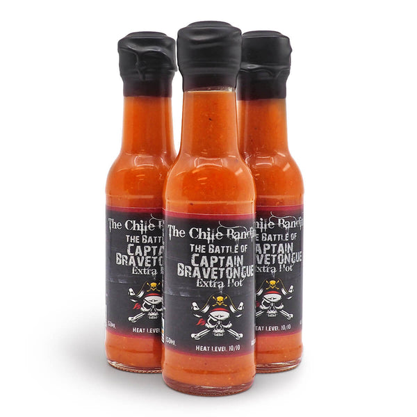The Chile Banditos The Battle of Captain Bravetongue Hot Sauce 150ml ChilliBOM Hot Sauce Store Hot Sauce Club Australia Chilli Sauce Subscription Club Gifts SHU Scoville group