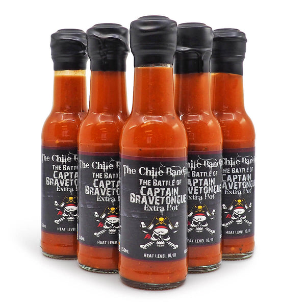 The Chile Banditos The Battle of Captain Bravetongue Hot Sauce 150ml ChilliBOM Hot Sauce Store Hot Sauce Club Australia Chilli Sauce Subscription Club Gifts SHU Scoville group2