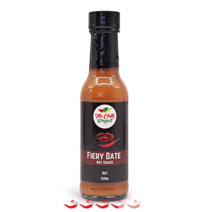 The Chilli Project Fiery Date Hot Sauce 150ml ChilliBOM Hot Sauce Store Hot Sauce Club Australia Chilli Sauce Subscription Club Gifts SHU Scoville