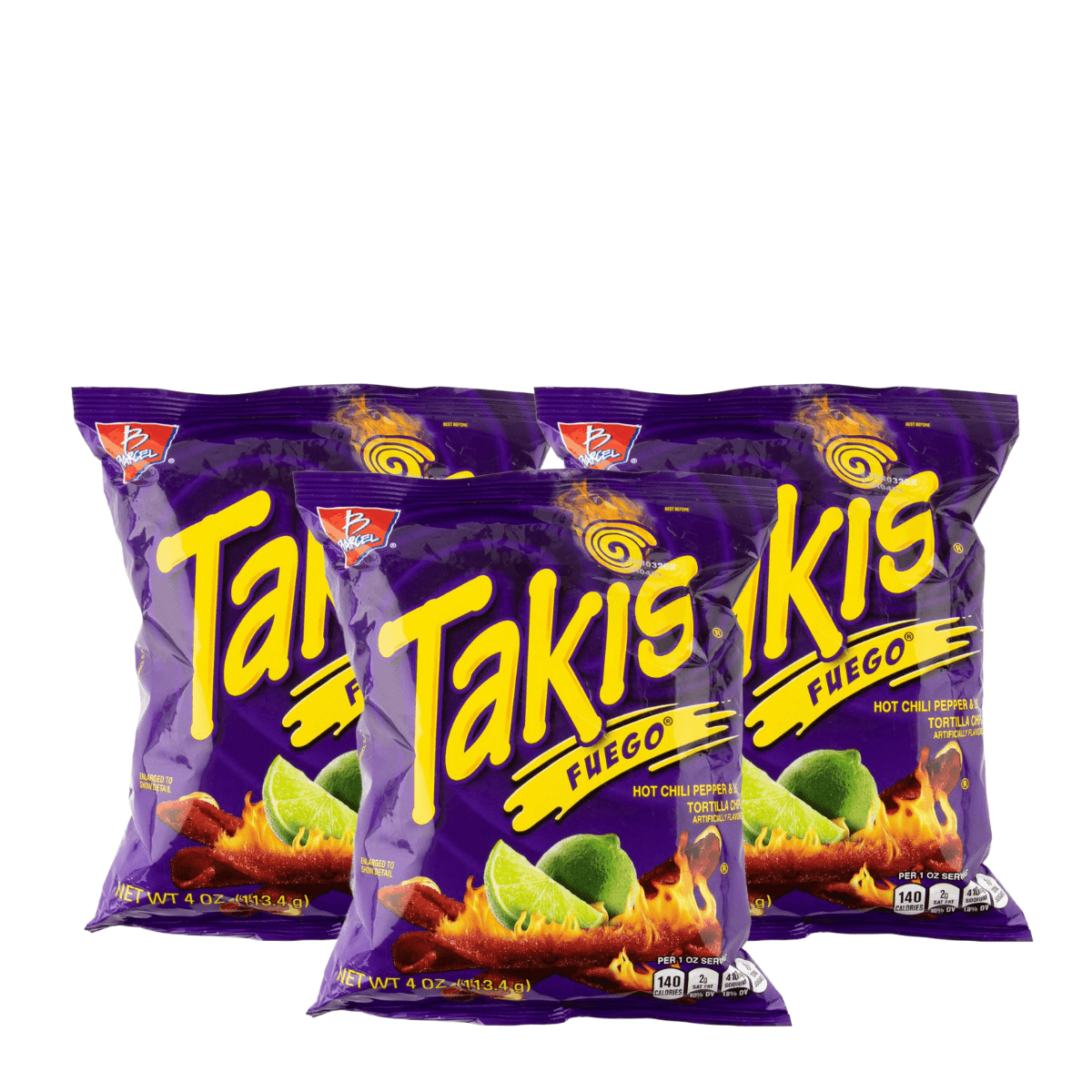 Takis® Fuego Hot Chili Pepper & Lime Tortilla Chips, 4 oz - Fry's