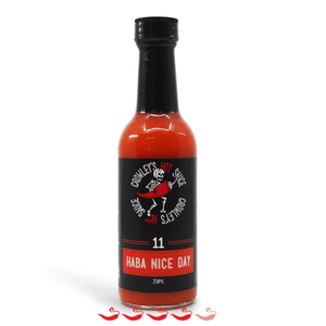 Crowley’s Hot Sauce Haba a Nice Day 250ml ChilliBOM Hot Sauce Store Hot Sauce Club Australia Chilli Sauce Subscription Club Gifts SHU Scoville