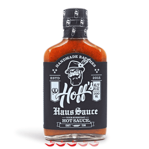 Hoff's Haus Sauce Hot Sauce 200ml ChilliBOM Hot Sauce Store Hot Sauce Club Australia Chilli Sauce Subscription Club Gifts SHU Scoville hot ones