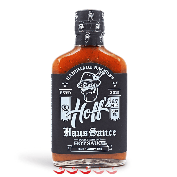 Hoff's Haus Sauce Hot Sauce 200ml ChilliBOM Hot Sauce Store Hot Sauce Club Australia Chilli Sauce Subscription Club Gifts SHU Scoville hot ones