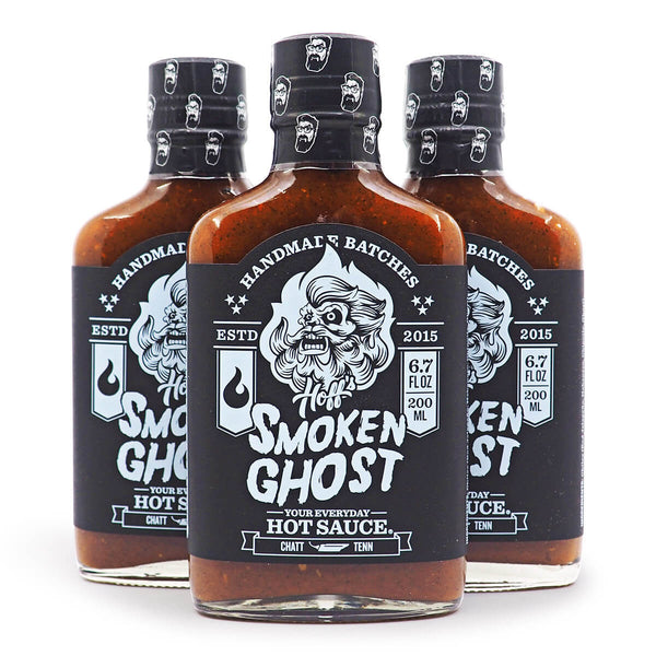 Hoff's Smoken Ghost Hot Sauce 200ml ChilliBOM Hot Sauce Store Hot Sauce Club Australia Chilli Sauce Subscription Club Gifts SHU Scoville group