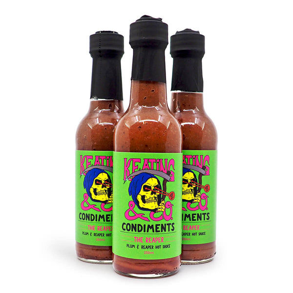 Keating & Co Condiments The Reaper 250ml ChilliBOM Hot Sauce Store Hot Sauce Club Australia Chilli Sauce Subscription Club Gifts SHU Scoville group