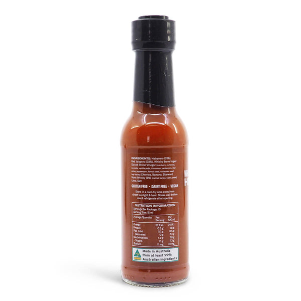 Melbourne Hot Sauce STARWARD Whisky Barrel Aged Hot Sauce 150ml ChilliBOM Hot Sauce Store Hot Sauce Club Australia Chilli Sauce Subscription Club Gifts SHU Scoville ingredients