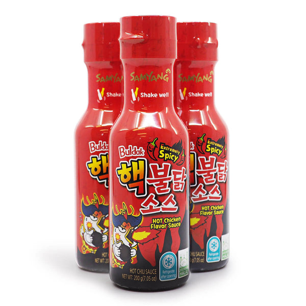 Samyang Hot Chicken Flavour Extremely Spicy Sauce 200g ChilliBOM Hot Sauce Store Hot Sauce Club Australia Chilli Sauce Subscription Club Gifts SHU Scoville group
