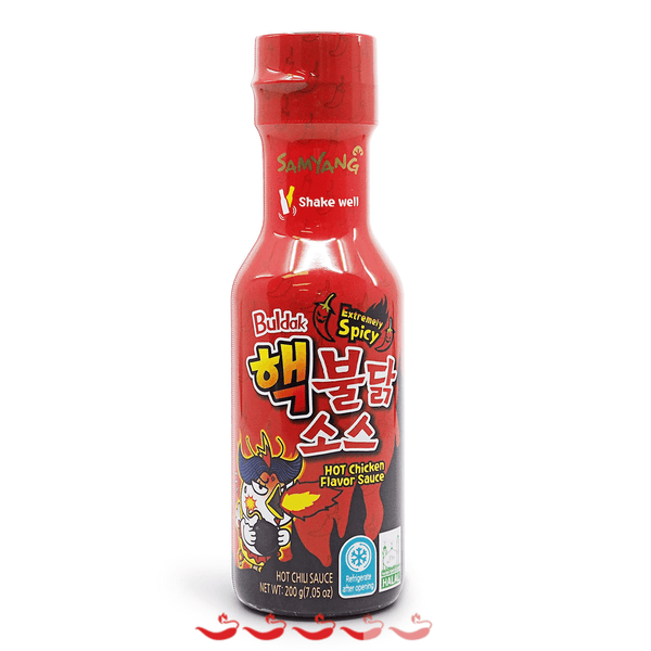 Samyang Hot Chicken Flavour Extremely Spicy Sauce 200g ChilliBOM Hot Sauce Store Hot Sauce Club Australia Chilli Sauce Subscription Club Gifts SHU Scoville