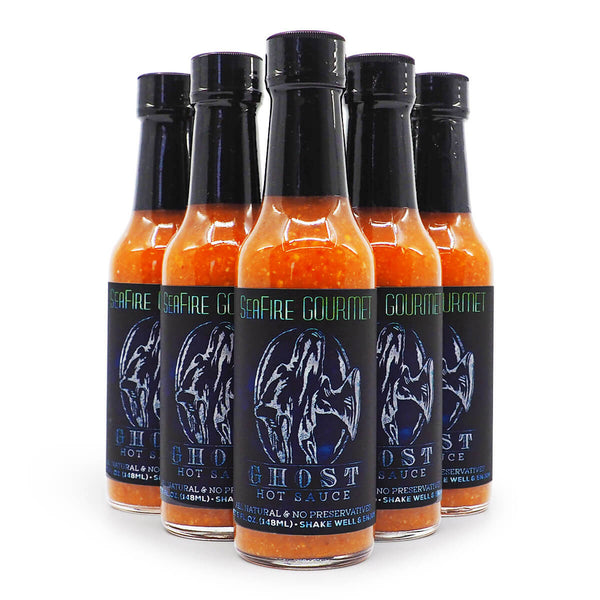 Seafire Gourmet Ghost Hot Sauce 148ml ChilliBOM Hot Sauce Store Hot Sauce Club Australia Chilli Sauce Subscription Club Gifts SHU Scoville saucemania