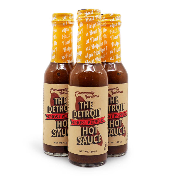 Small Axe Peppers The Detroit Ghost Pepper Hot Sauce 150ml ChilliBOM Hot Sauce Store Hot Sauce Club Australia Chilli Sauce Subscription Club Gifts SHU Scoville mats hotshop