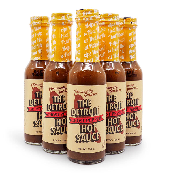 Small Axe Peppers The Detroit Ghost Pepper Hot Sauce 150ml ChilliBOM Hot Sauce Store Hot Sauce Club Australia Chilli Sauce Subscription Club Gifts SHU Scoville saucemania