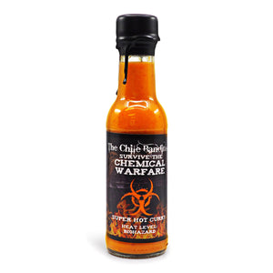 The Chile Banditos Survive The Chemical Warfare 150ml ChilliBOM Hot Sauce Store Hot Sauce Club Australia Chilli Sauce Subscription Club Gifts SHU Scoville