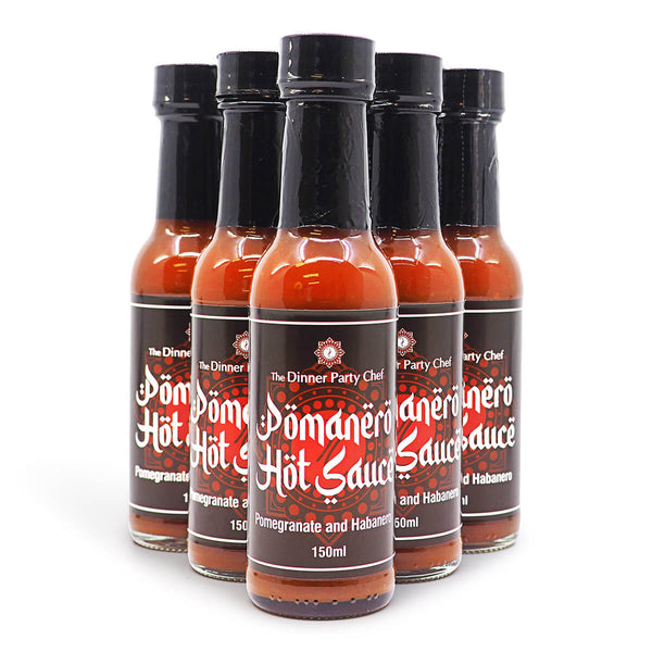 The Dinner Party Chef Pomanero Hot Sauce 150ml ChilliBOM Hot Sauce Store Hot Sauce Club Australia Chilli Sauce Subscription Club Gifts SHU Scoville group2
