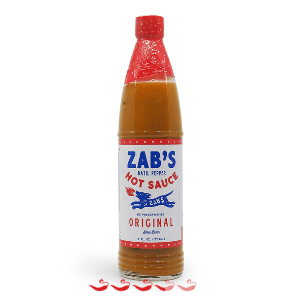 Zab's Hot Sauce Original 177ml ChilliBOM Hot Sauce Store Hot Sauce Club Australia Chilli Sauce Subscription Club Gifts SHU Scoville